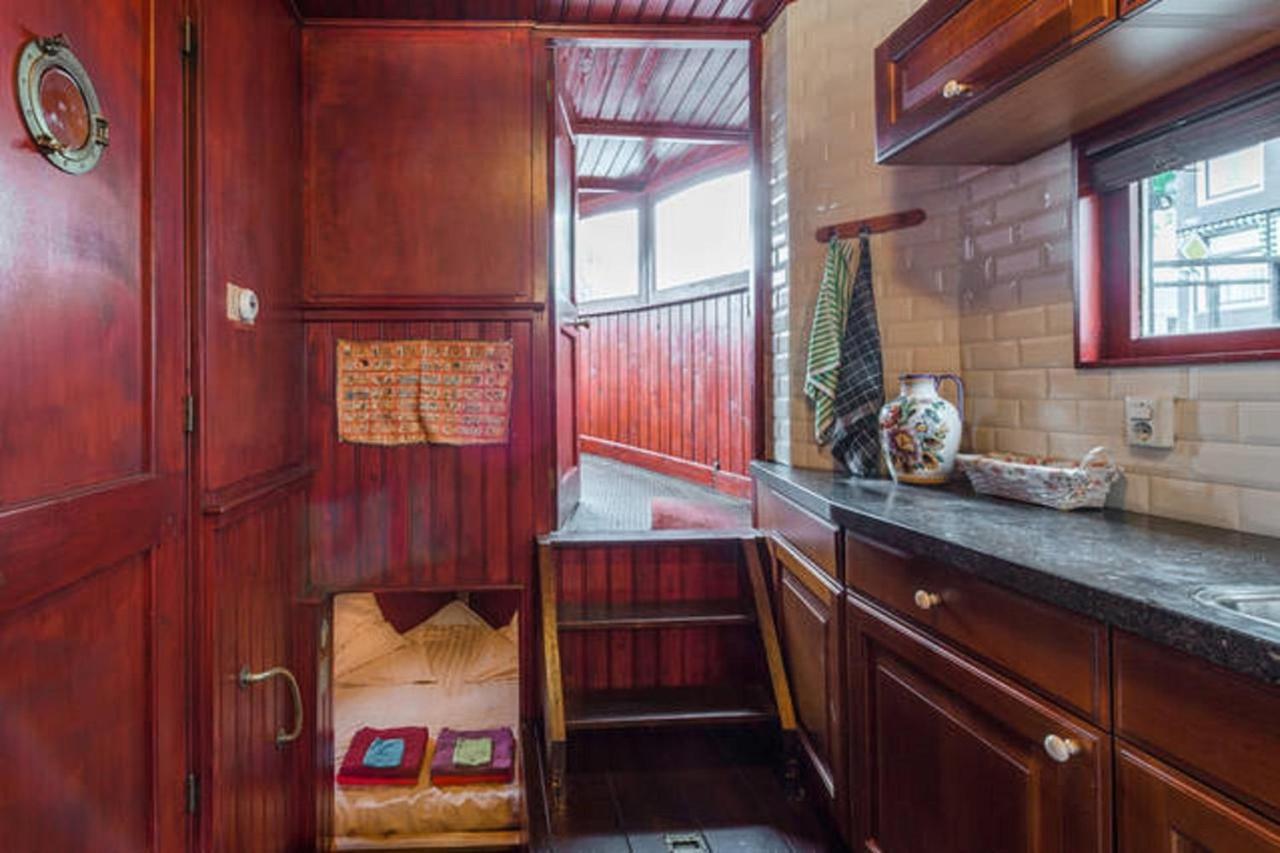 Houseboat Amstel River Studio Amsterdam Camera foto