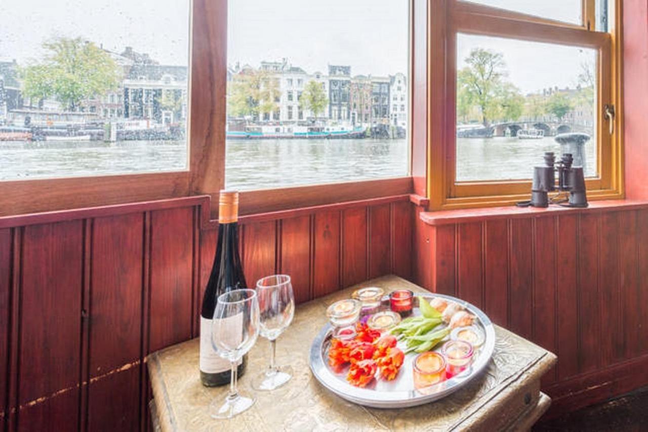 Houseboat Amstel River Studio Amsterdam Camera foto