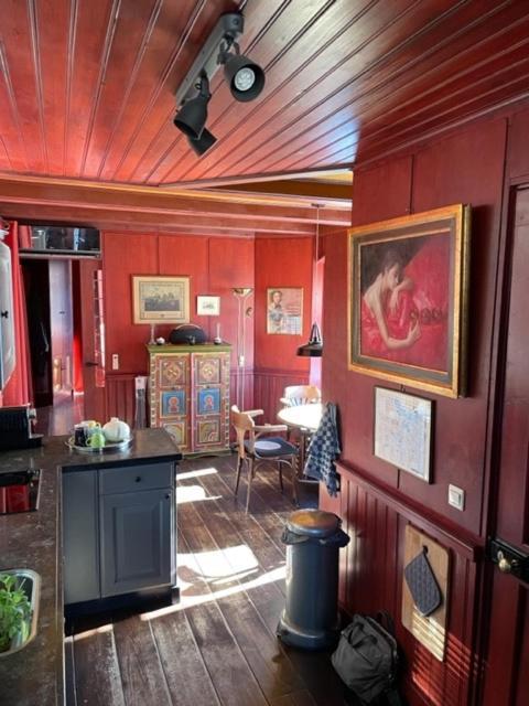 Houseboat Amstel River Studio Amsterdam Esterno foto