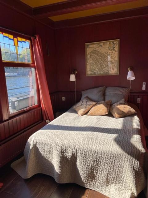 Houseboat Amstel River Studio Amsterdam Esterno foto